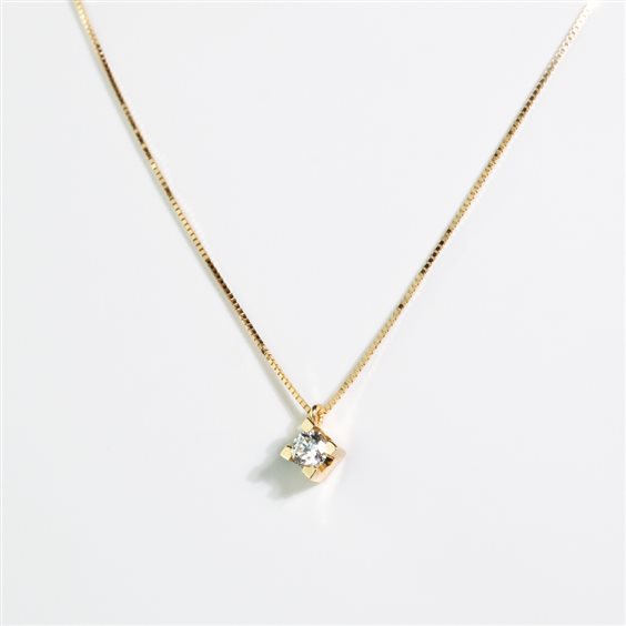 Collier Promesse Femme in Or Diamante 0.02 Ct PPLXOG02 - PPLXOG02